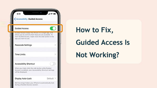 guided access not working