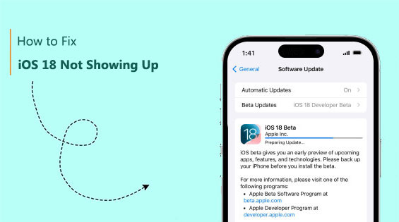 why is ios 18 not showing up