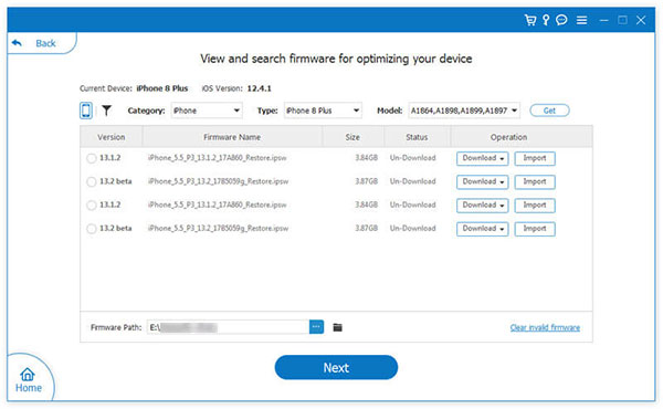 downgrade ios for ios device with ios system recovery