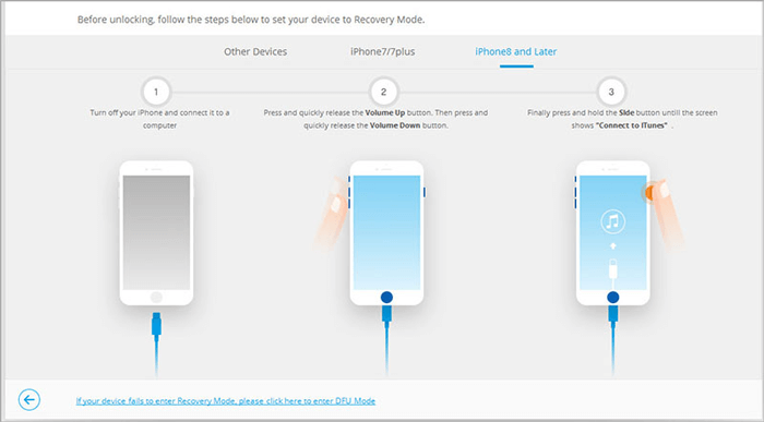 put iphone into recovery mode