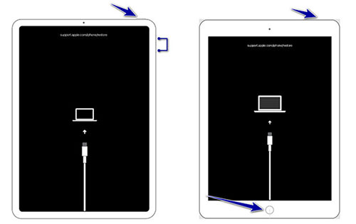 how to put the ipad into recovery mode