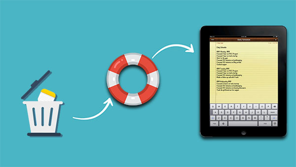 ipad notes recovery