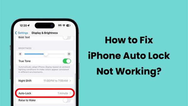 iphone auto lock not working