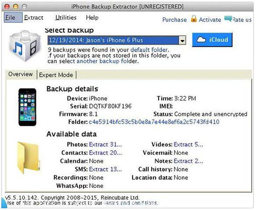 iphone backup extractor