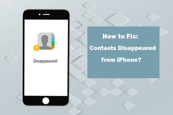 iphone contacts missing