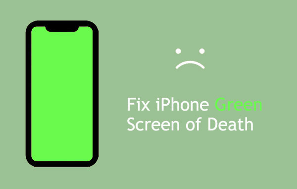 iphone green screen of death