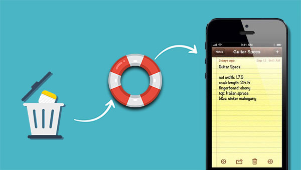 how to recover deleted notes on iphone