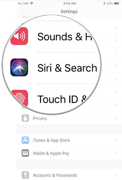 ask siri to fix app not showing on iphone