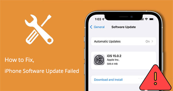 iphone software update failed