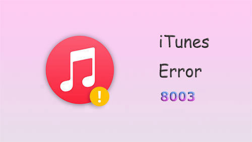 itunes error 8003