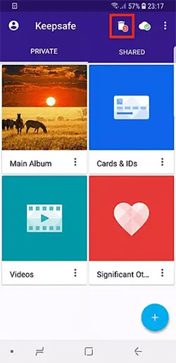 recover deleted photos on keepsafe from trash