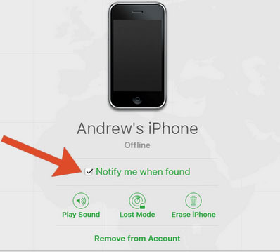 locate lost or stolen iphone