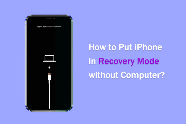 put iphone in recovery mode without computer