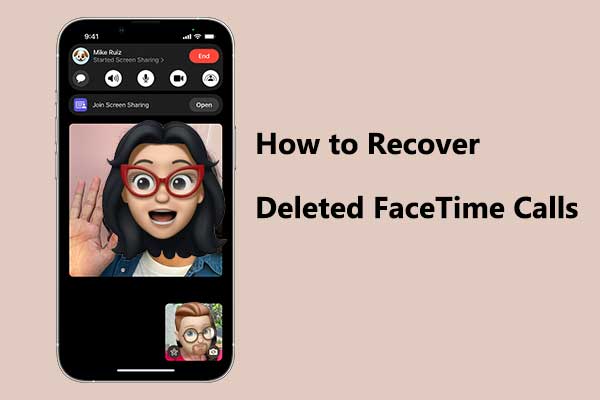 recover deleted facetime calls on iphone