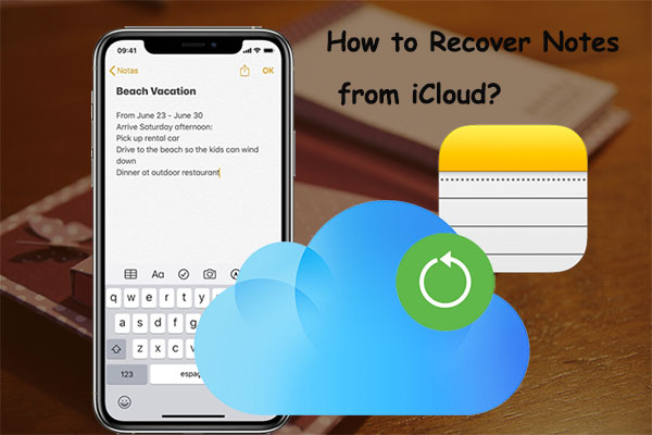 how to restore notes on iphone from icloud