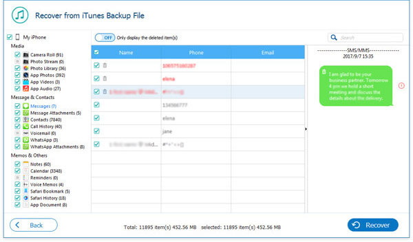 restore photos from itunes backup