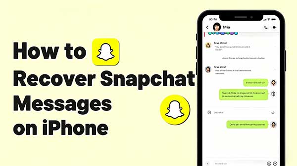 recover snapchat message on iphone
