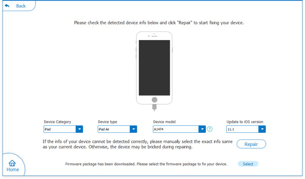 reset iphone with ios system recovery