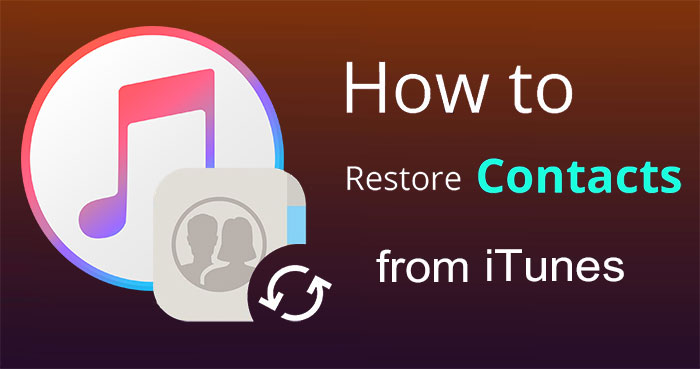 restore contacts from itunes