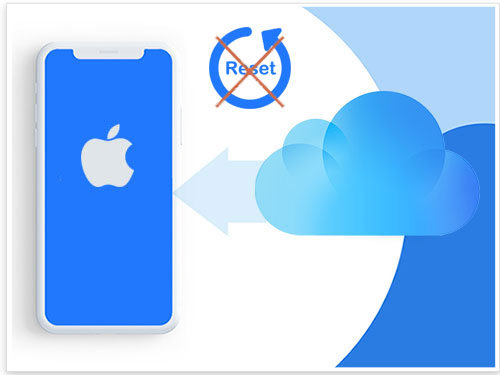 restore from icloud backup without reset