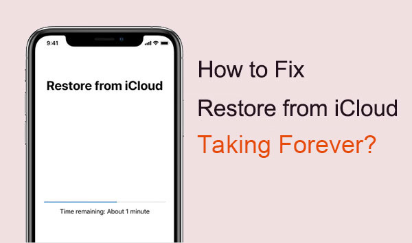restore from icloud taking forever