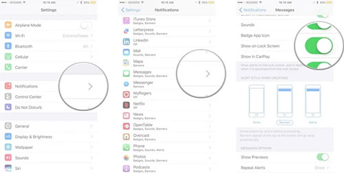 no sound when iphone is locked