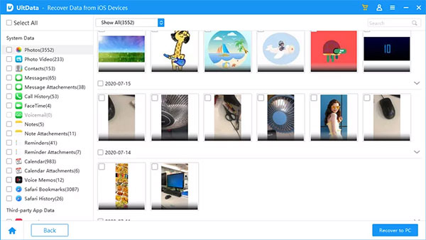 recover iphone data with tenorshare ultdata