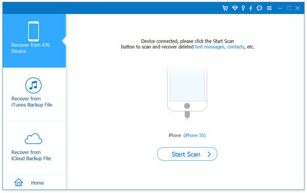trust your iphone and start scan for notes