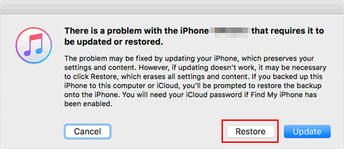 put iphone into recovery mode to fix iphone 16 white screen