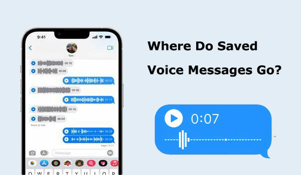 where do saved voice messages go