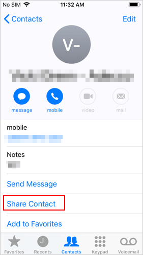 transfer contacts to new iphone without icloud or itunes by airdrop - 1