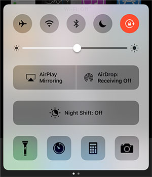 turn on airdrop on iphone and ipod