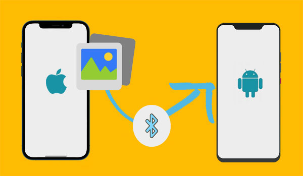 bluetooth photos from iphone to android