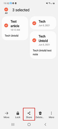 how to transfer notes from android to android with google keep