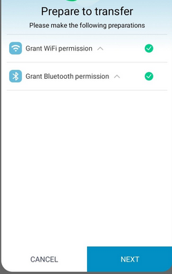 grant permissions to zapya