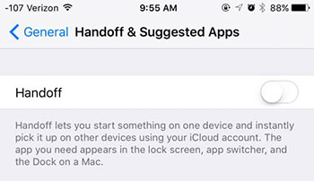 how to stop texts from going to ipad by disabling handoff