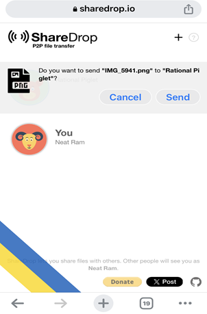 how to use sharedrop