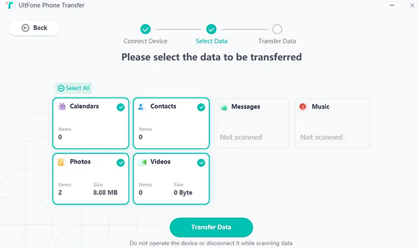 how to use ultfone phone transfer