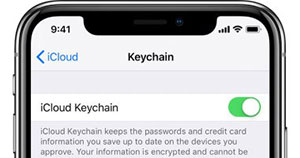 how to transfer saved passwords to new iphone via icloud keychain