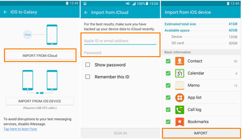 transfer icloud files to samsung with smart switch