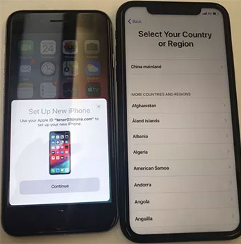 transfer iphone to iphone with quick start