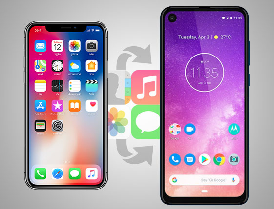 iphone to motorola data transfer