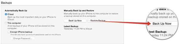 backup whatsapp chat history to itunes