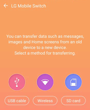how to transfer data from lg to lg with lg mobile switch