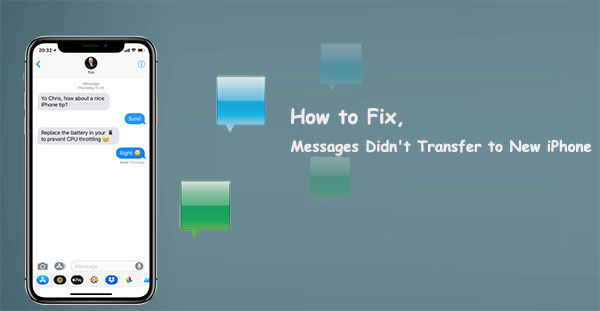 messages didnt transfer to new iphone