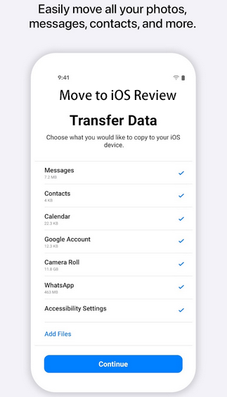 move to ios review