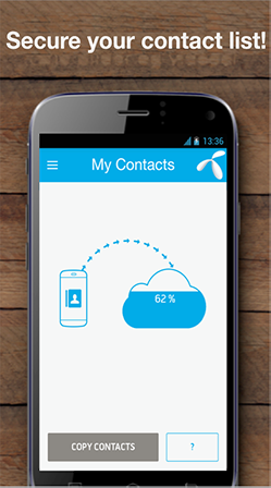 contact transfer alternative like my contacts phonebook backup