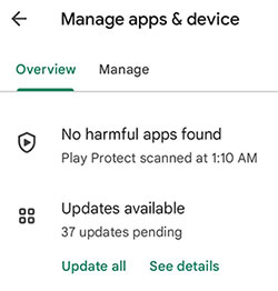 how to restore deleted apps on android from google play store