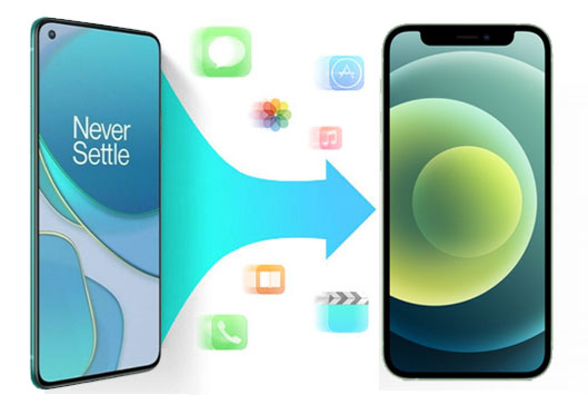 how to transfer data from oneplus to iphone