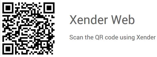 use qr code option